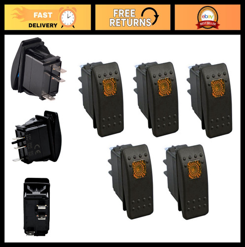 12v amp rocker switch kit - switch,