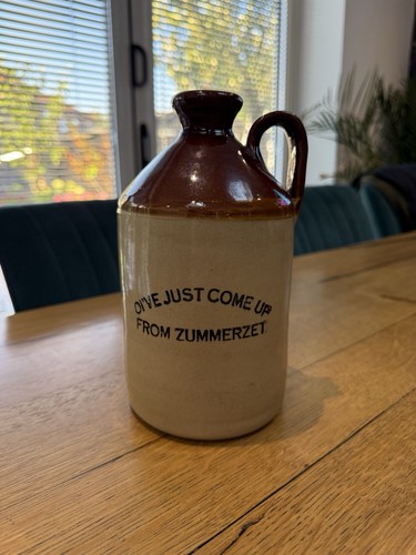 Vintage stoneware two tone - stoneware, two-tone