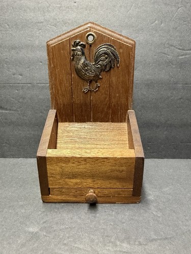 Vintage wood toothpick holder - vintage,