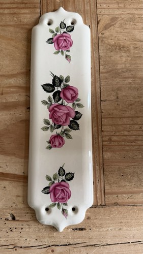 Cermaic floral rose door - rose,
