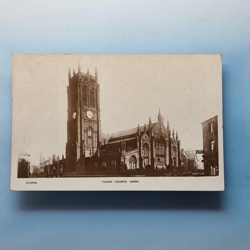 Leeds postcard c1931 - postcard,