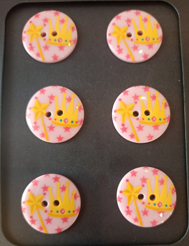 Pink yellow fairy - x6,