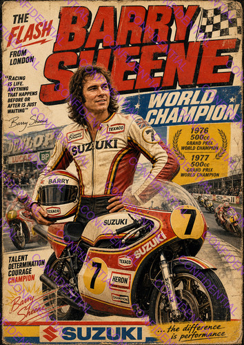 Barry sheene motorcycle - barry,