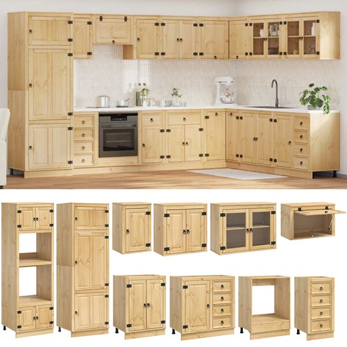 Solid pine wood kitchen - solid, units