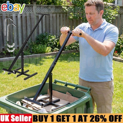 Wheelie bin compactor dustbin - wheelie, compactor,