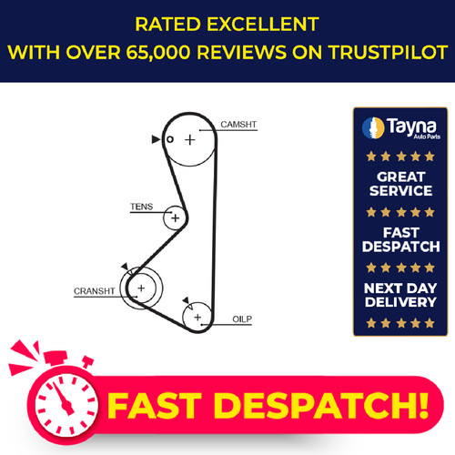 Timing belt fits - belt, hyundai