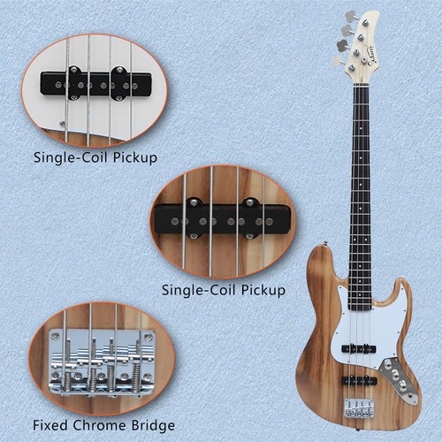 Glarry string jazz bass - 4-string,