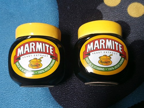 Marmite egg cups - cups,