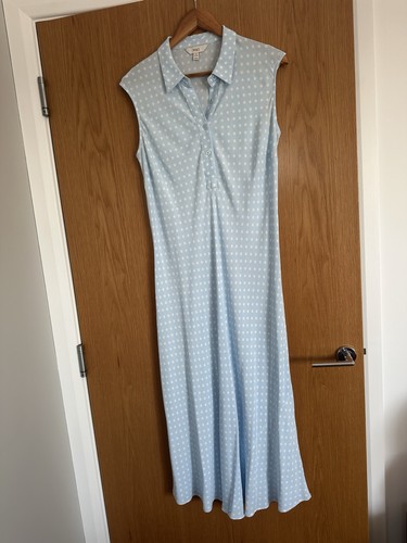 Ladies blue polka - blue,