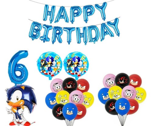 Sonic 6th birthday - birthday, party