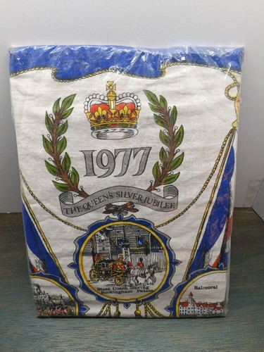 Vintage tea towel - 1977, the