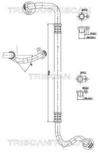 High low pressure line hose - ac,
