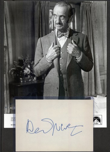 David niven signed - -, autograph