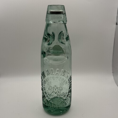 Antique green glass - glass, adams