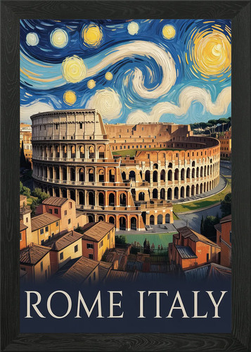 Rome italy colosseum - rome, van