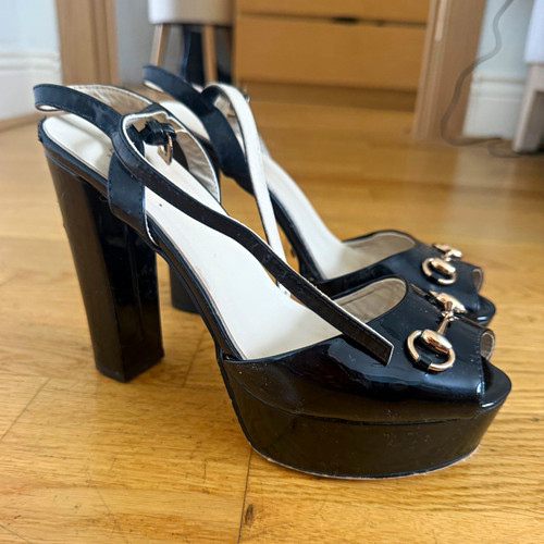 Women black white patent - women’s, black/white