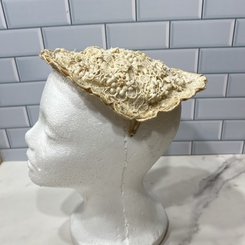 Vintage 1940s 50s ivory lace - vintage, 1940s/50s