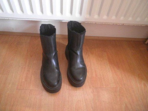 Chunky boots black uk size - boots,