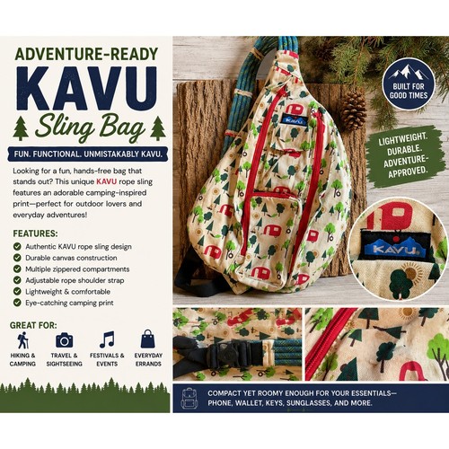 Kavu rope bag sling backpack - kavu,