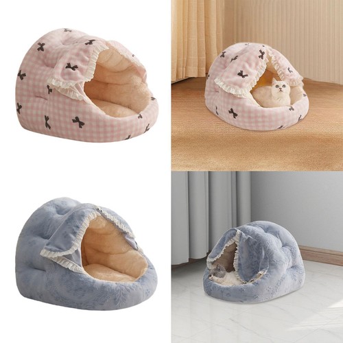 Cat bed cave round - cave,