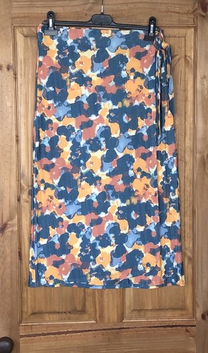 New damart floral blue orange - new,