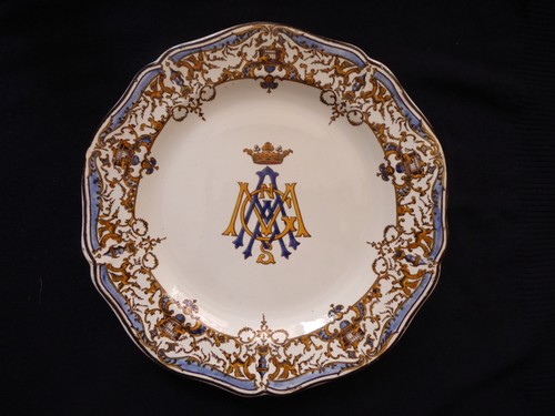 Antique gien french faience - antique,