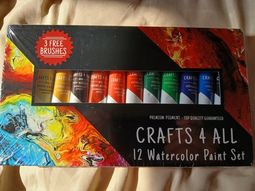 Watercolour paints 3 free - 12,