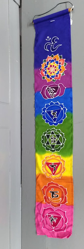 Wall hanging chakras - chakras, cotton