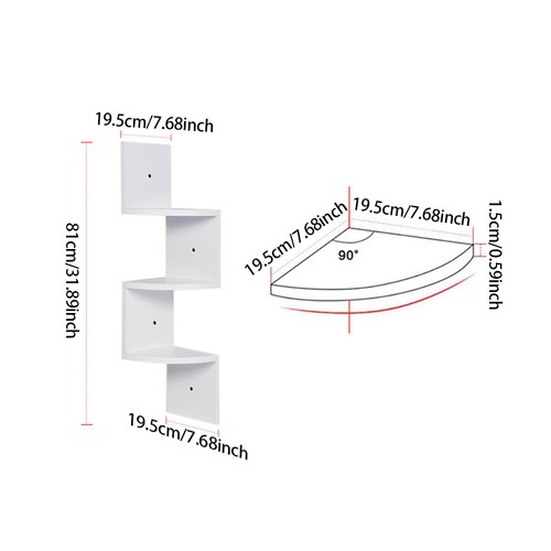 Tier floating wall mount - wall,