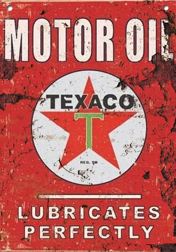 Texaco motor oil - texaco, retro