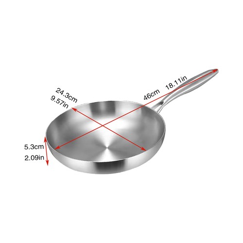 24cm stainless steel - stainless,