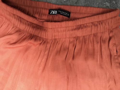 Zara womens wide leg silky - womens,