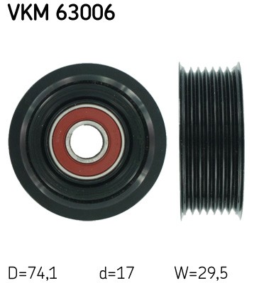 Deflection guide pulley - deflection/guide,