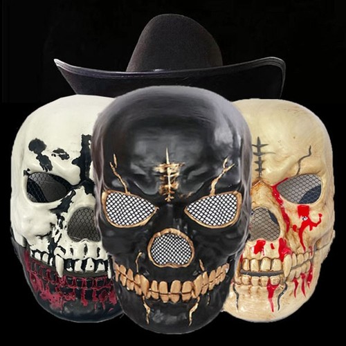 Moving mouth skull mask - skull,