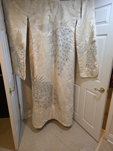 Vtg japanese kimono wedding - vtg,
