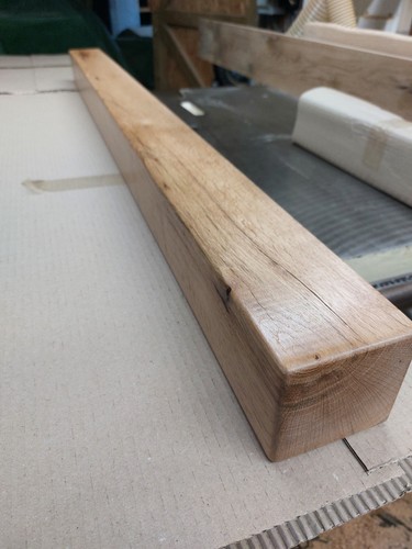 European oak mantel beam - european,