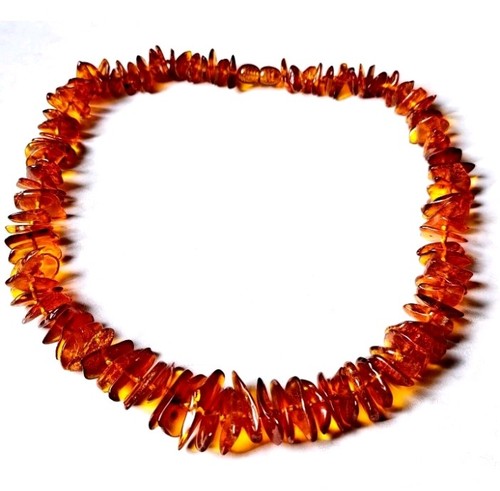 Genuine baltic amber necklace - amber,