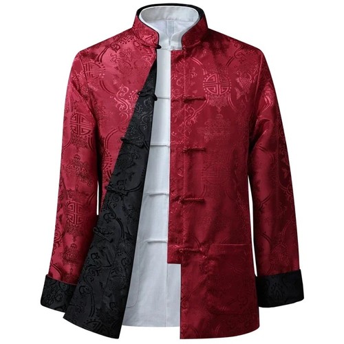 Men chinese style satin - satin, silk