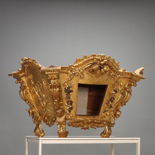 Antique case carved gilded - antique,