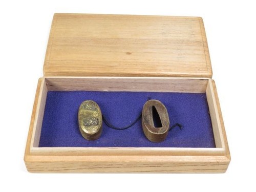 Japan antique shakudo - japan, shishi