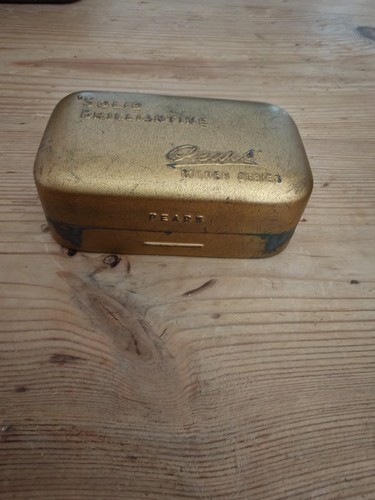 Vintage pears soap tin solid - pears,