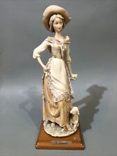 G Armani Capodimonte Shepherdess Signed
