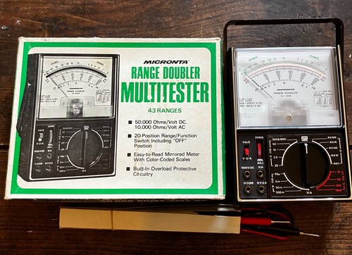 Vintage micronta multitester - vintage,