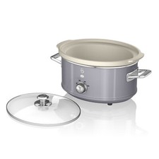 Swan Retro Slow Cooker Grey