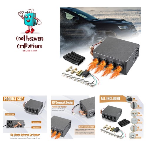 12v universal car - heater,