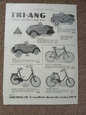 VINTAGE 1930s paper Magazine modern toys for girls & boys cars tricycle TRI-ANG