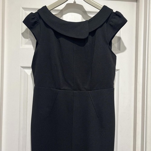 Jolie moi black sheath dress - black,