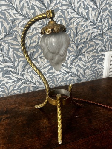 Antique brass table - antique,