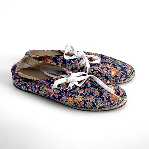 Floral canvas espadrille - floral,