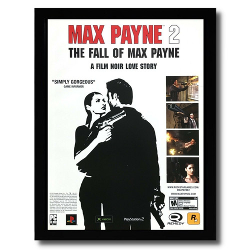 Max payne framed print - max,